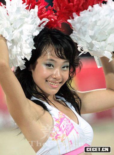 美麗的奧運啦啦隊員
