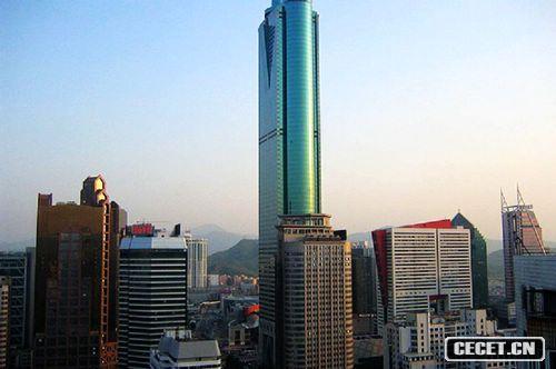 深圳:地王大廈 樓高383.95米
