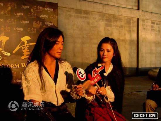 鄭伊健阿SA接受采訪(fǎng)