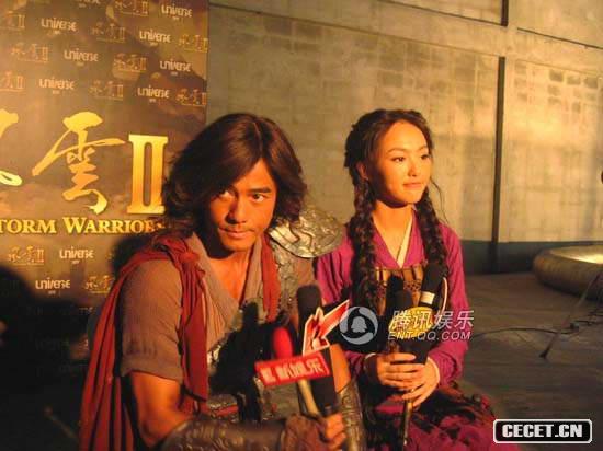 郭富城唐嫣接受采訪(fǎng)