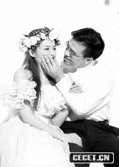 朱迅王志搞笑婚紗照