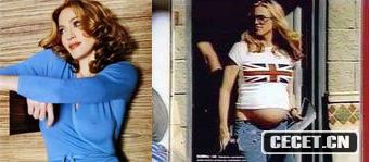麥當娜懷孕前后對比