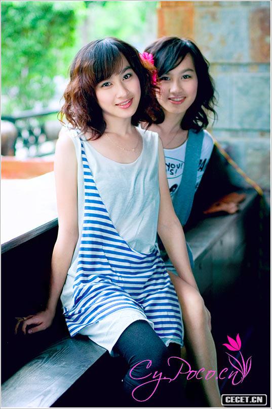 凡間精靈三亞絕色雙胞胎