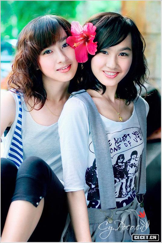 凡間精靈三亞絕色雙胞胎