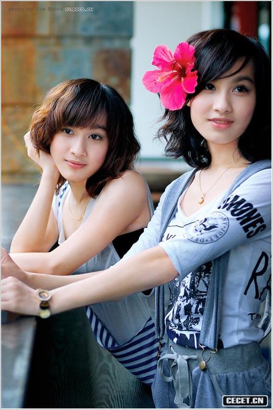 凡間精靈三亞絕色雙胞胎