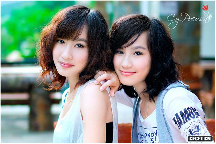 凡間精靈三亞絕色雙胞胎