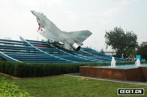 中國一航殲十飛機等比例模型