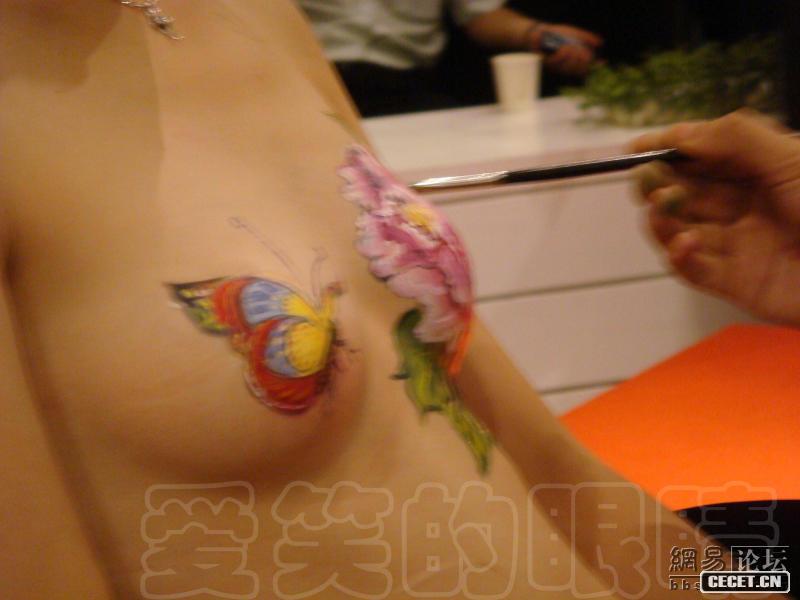 現場(chǎng)人體彩繪