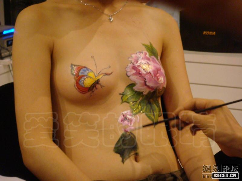 現場(chǎng)人體彩繪