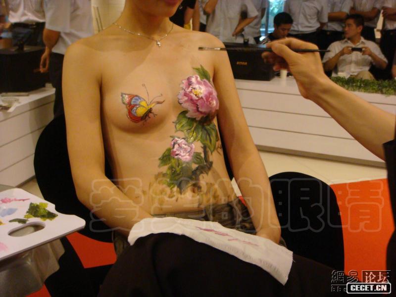 現場(chǎng)人體彩繪