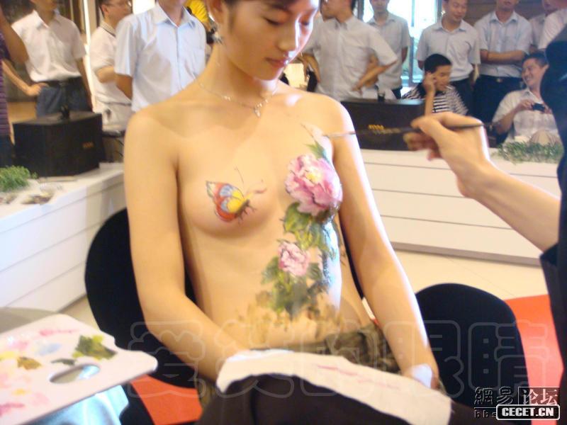 現場(chǎng)人體彩繪