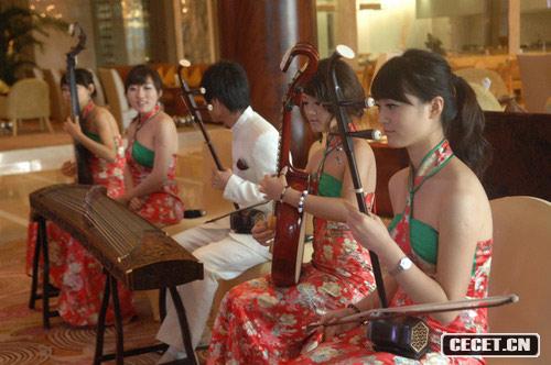 北京國際新聞中心的美女樂(lè )手