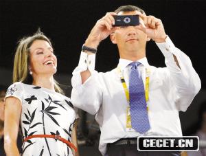 西班牙王儲費利佩和妻子