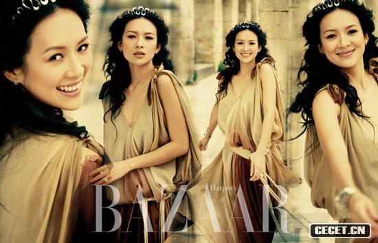 章子怡衛城拍攝寫(xiě)真