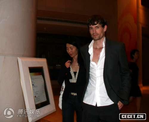 張曼玉與男友奧雷·舍人