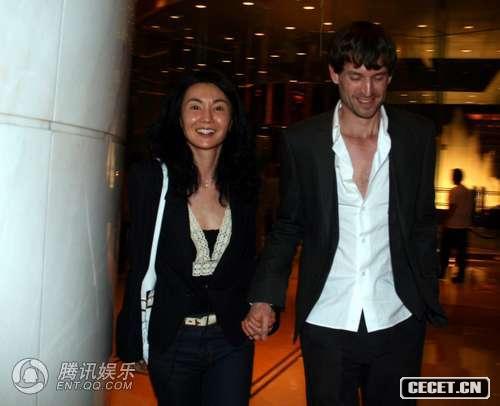 張曼玉與男友奧雷·舍人