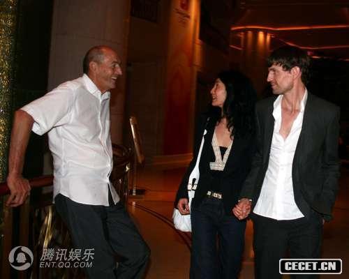 張曼玉與男友奧雷·舍人