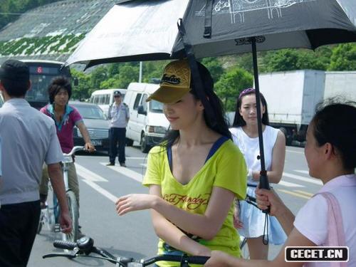 劉亦菲最新廣告花絮照