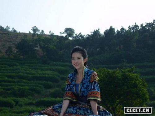 劉亦菲最新廣告花絮照