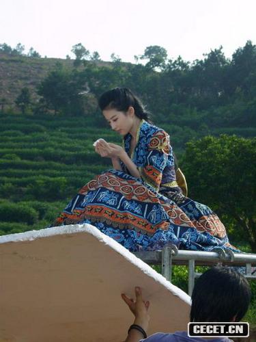 劉亦菲最新廣告花絮照