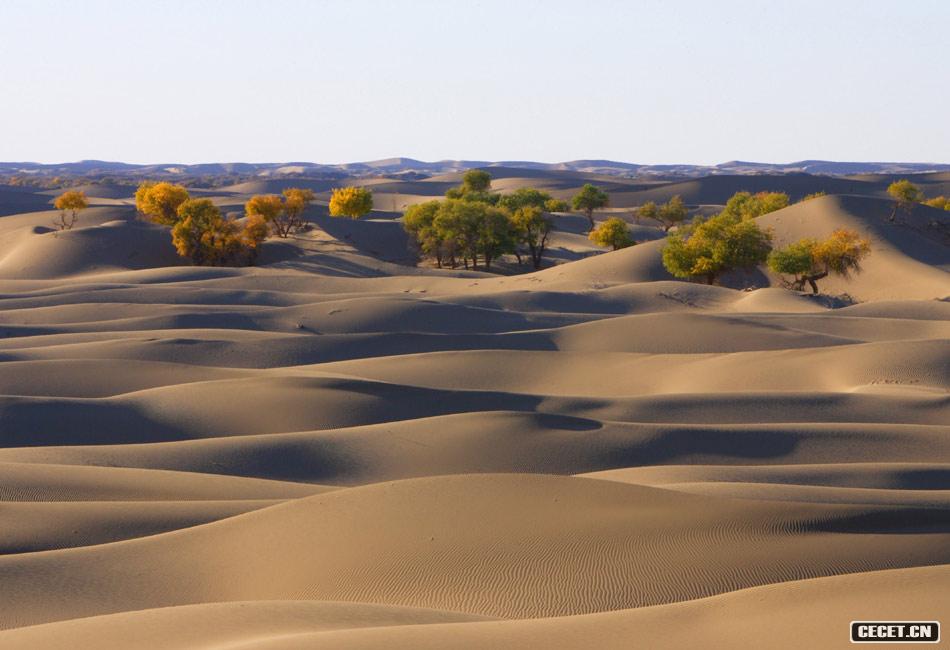 東風(fēng)航天城附近風(fēng)光 巴丹吉林沙漠