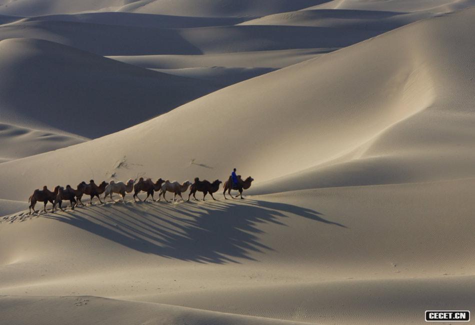 東風(fēng)航天城附近風(fēng)光 巴丹吉林沙漠