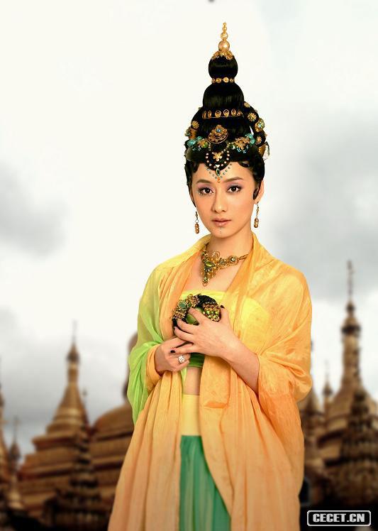 陳德容飾天竺公主與玉兔精