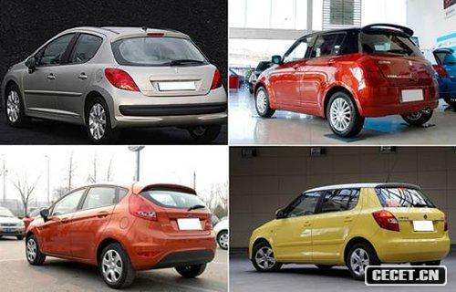標致207兩廂上市-四國個(gè)性?xún)蓭≤?chē)比拼