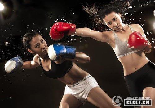 當紅女星苗圃完美演繹性感拳擊