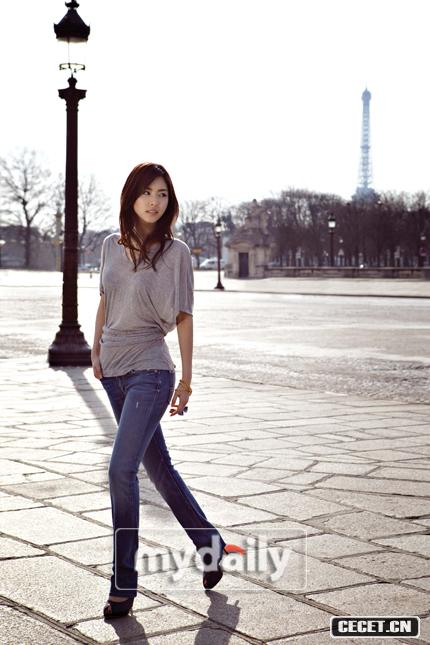 李妍熙巴黎拍攝寫(xiě)真