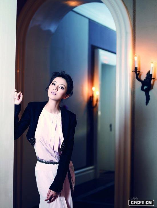 高圓圓春日淡雅寫(xiě)真