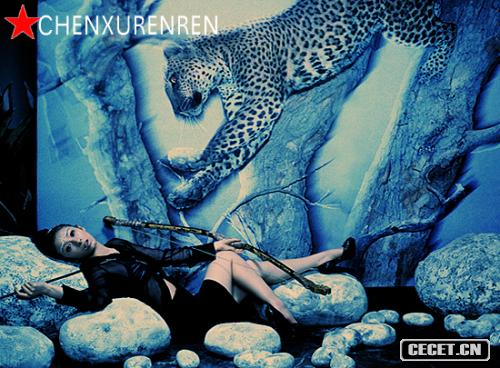 黃奕美女與野獸月圓夜