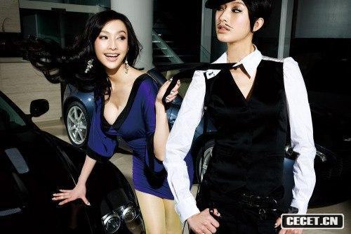 張儷寫(xiě)真演繹美女香車(chē)
