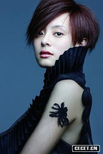 孫儷中性氣質(zhì)短發(fā)酷帥