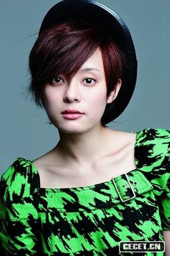 孫儷中性氣質(zhì)短發(fā)酷帥