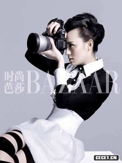 孫儷黑白復古赫本寫(xiě)真