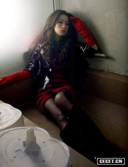 秦海璐妖艷變摩登潮女