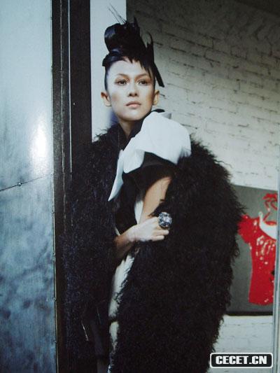 章子怡驚艷登韓版雜志