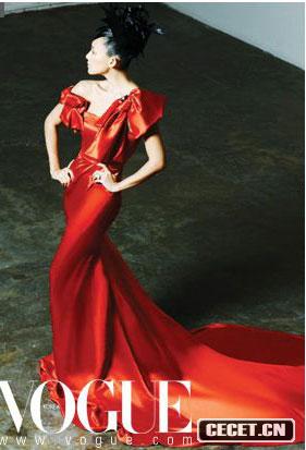 章子怡驚艷登韓版雜志