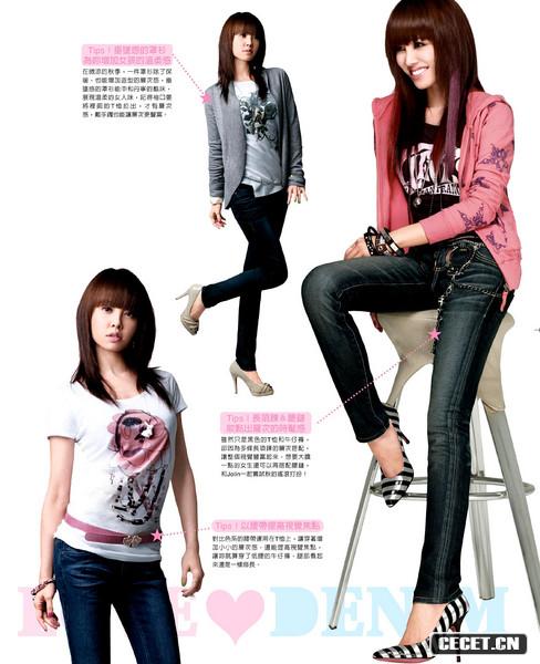 蔡依林牛仔褲青春活力
