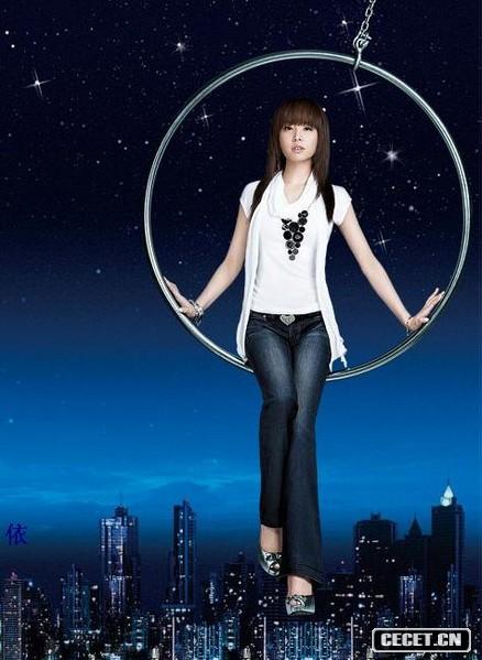 蔡依林牛仔褲青春活力