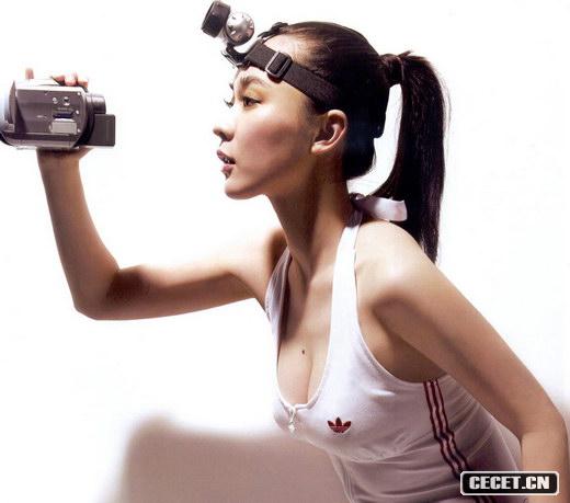 霍思燕豐胸美姿靠健身