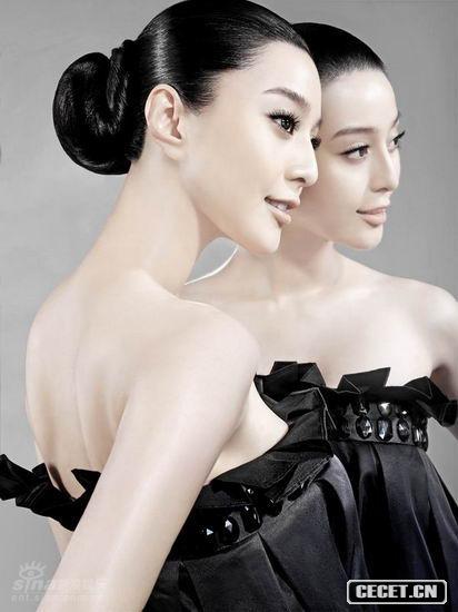 范冰冰性感美肌露背照