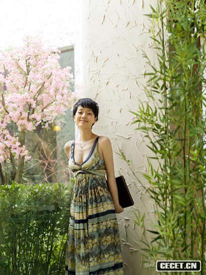 馬伊琍春日清新寫(xiě)真