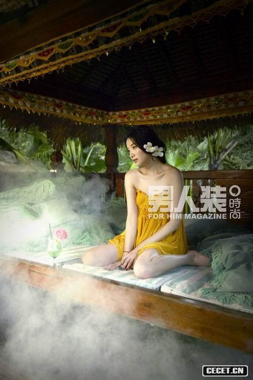 小宋佳男人裝新式性感