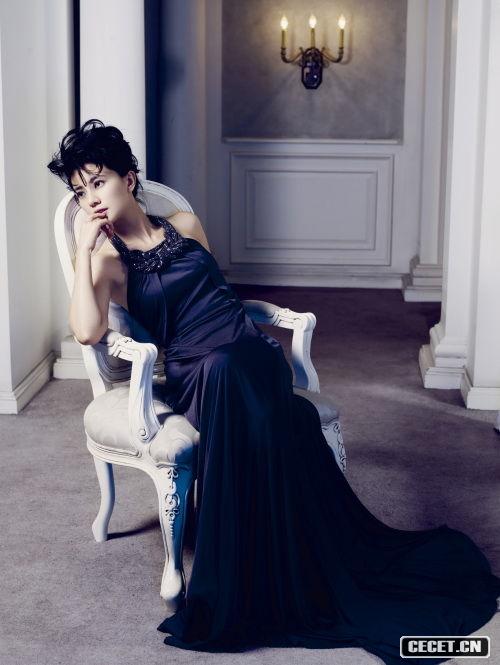 高圓圓復古華麗成熟照