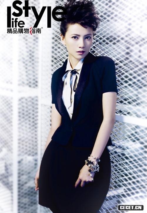 高圓圓復古華麗成熟照