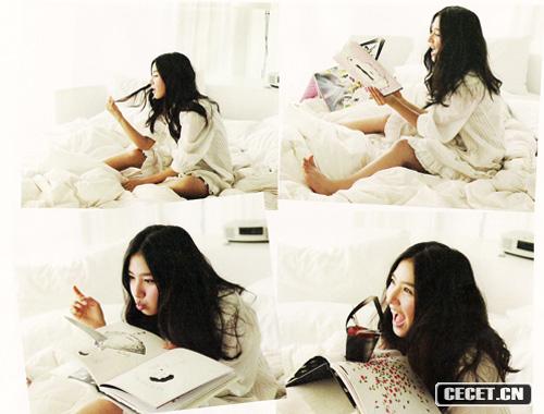 韓女星金素恩純美笑容