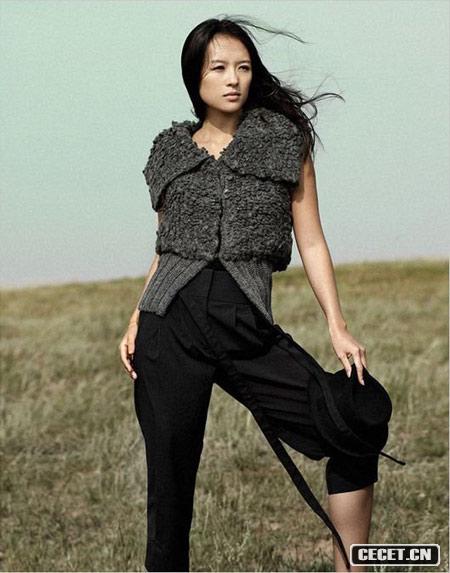 章子怡游牧寫(xiě)真狂野自信