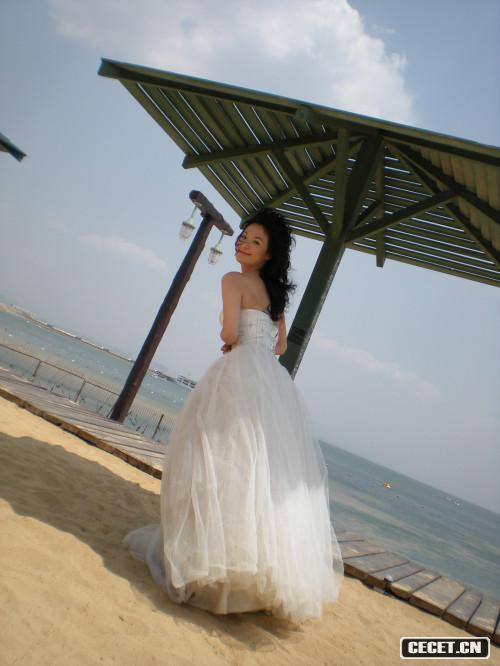 于越海邊婚紗照